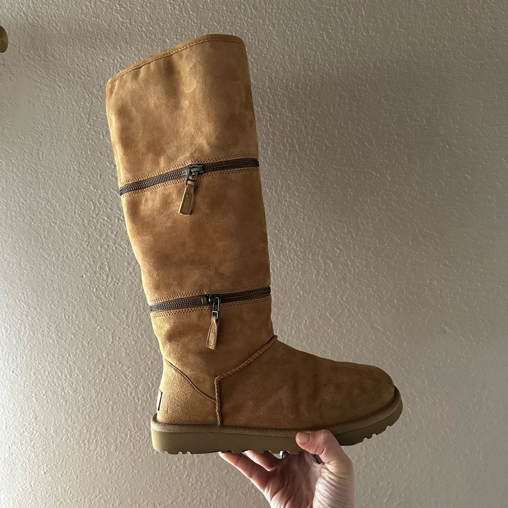 Ugg Classic Ultra Tall With Zips Size 7